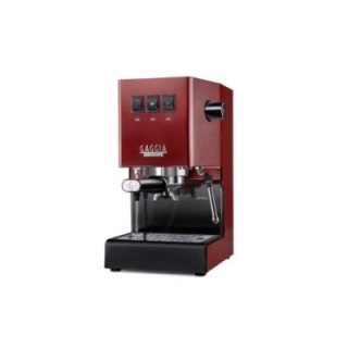 Gaggia Classic E24 Röd Espressomaskin inkl. Eureka Mignon Perfetto & baristautrustning