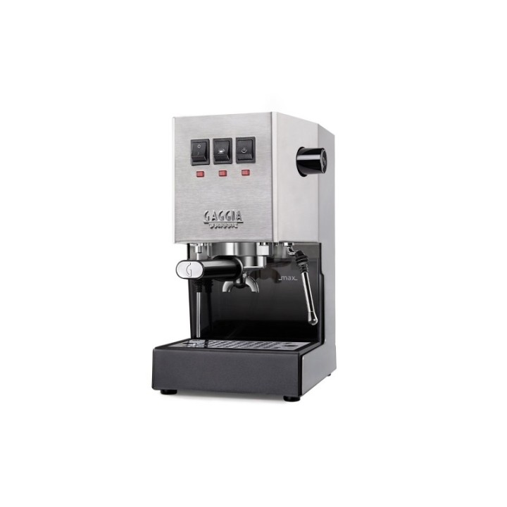 Gaggia Classic E24 Stål Espressomaskin Inkl. Eureka Mignon Perfetto & Baristautrustning