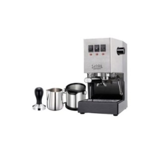 Gaggia Classic E24 Stål Espressomaskin Inkl. Baristautrustning