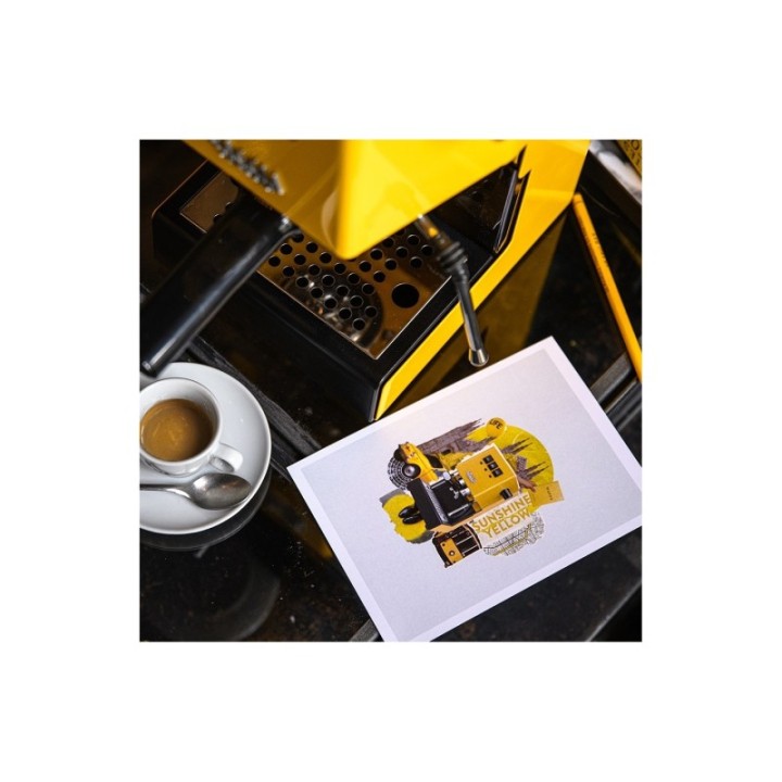 Gaggia Classic E24 Sunshine Yellow espressomaskin inkl. Eureka Mignon Perfetto & baristautrustning