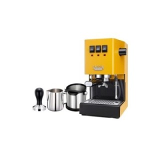 Gaggia Classic E24 Sunshine Yellow Espressomaskin Inkl. Baristautrustning