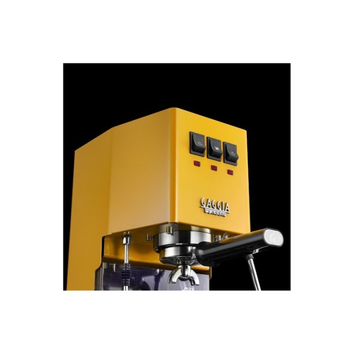 Gaggia Classic E24 Sunshine Yellow Espressomaskin Inkl. Baristautrustning