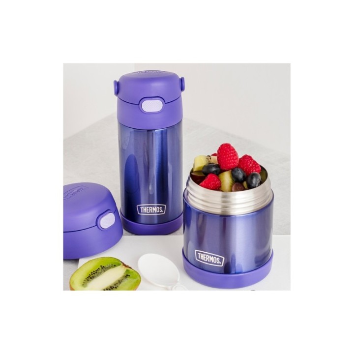 Thermos Funtainer Drickflaska med sugrör 355 ml Violett