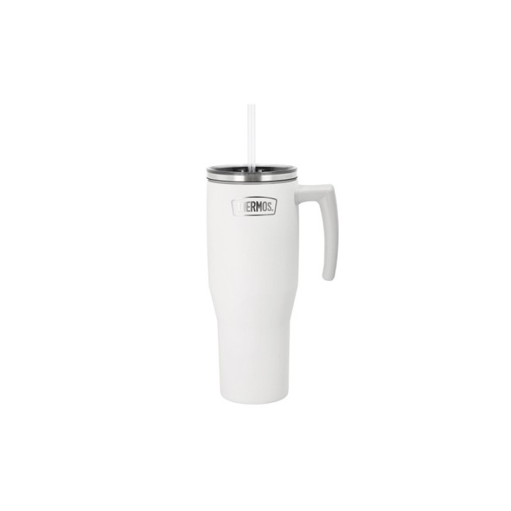 Thermos Termosmugg med handtag 1,1 L Matt vit