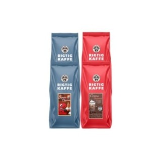 Rigtig Kaffe Crema Intenso & Super Crema 4kg Hela kaffebönor