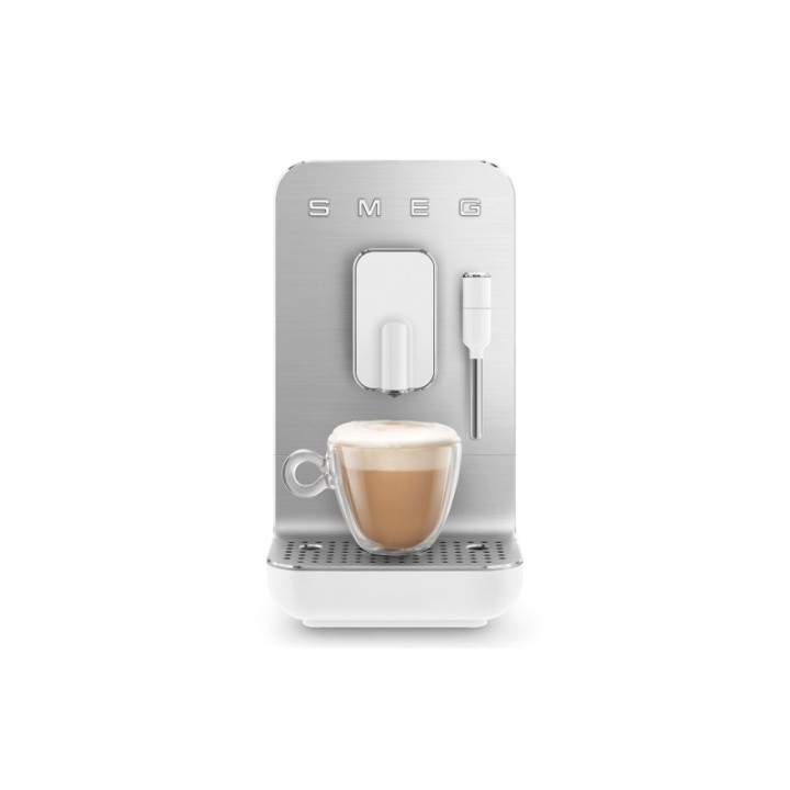 Smeg BCC12WHMEU Vit inkl. Mjölkkanna & Crema Intenso 1 kg kaffebönor