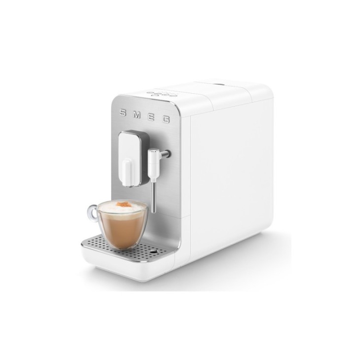 Smeg BCC12WHMEU Vit inkl. Mjölkkanna & Crema Intenso 1 kg kaffebönor