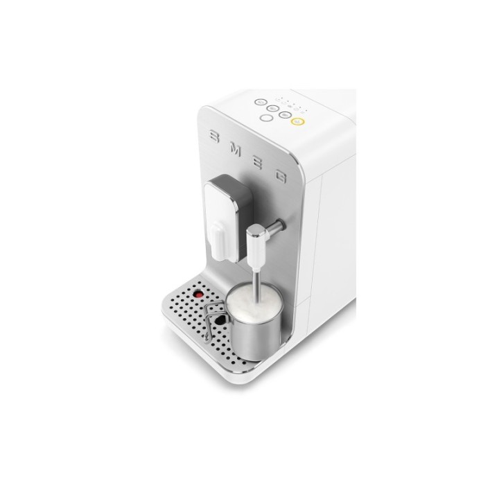 Smeg BCC12WHMEU Vit inkl. Mjölkkanna & Crema Intenso 1 kg kaffebönor