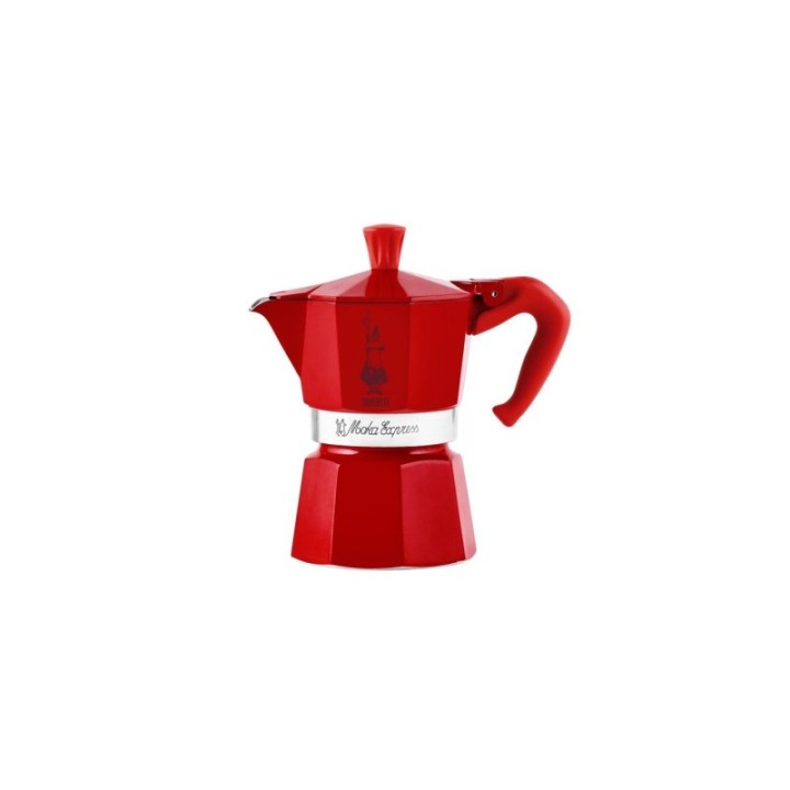 Bialetti Moka Express espressokanna 3 koppar. Röd – Winter Wonderland
