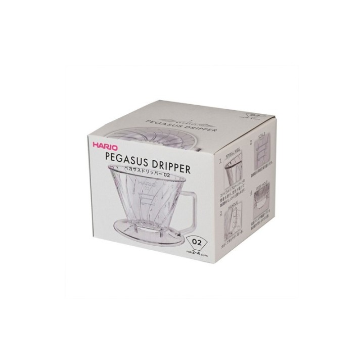 Hario Pegasus Plast Dripper 02 Transparent