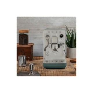 Smeg EMC02EGMEU Minipro Semiautomatisk Espressomaskin Smaragdgrön