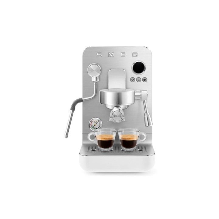 Smeg EMC02WHMEU Minipro Semiautomatisk Espressomaskin Vit