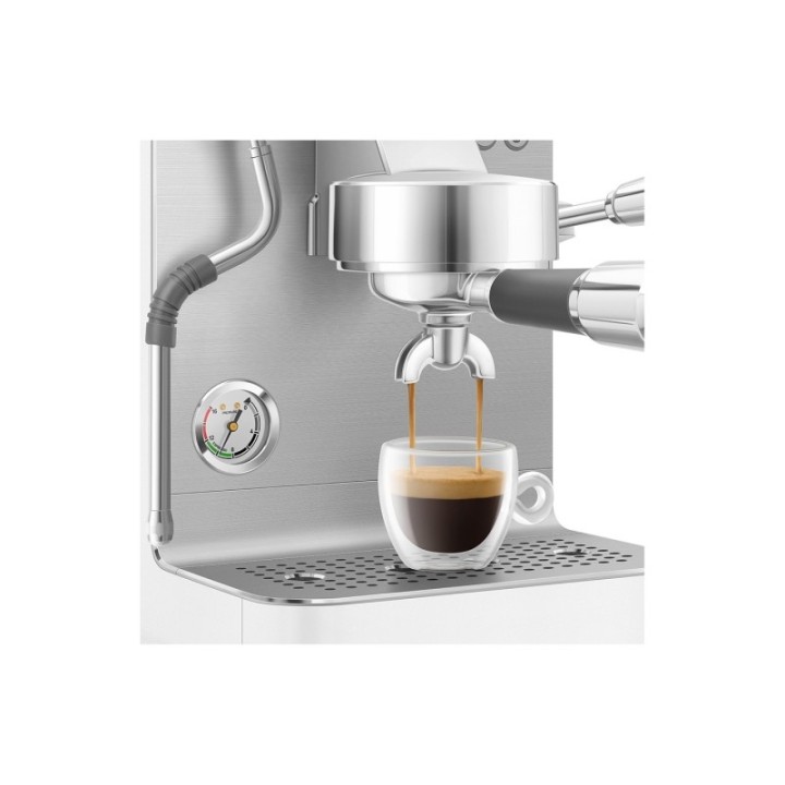 Smeg EMC02WHMEU Minipro Semiautomatisk Espressomaskin Vit