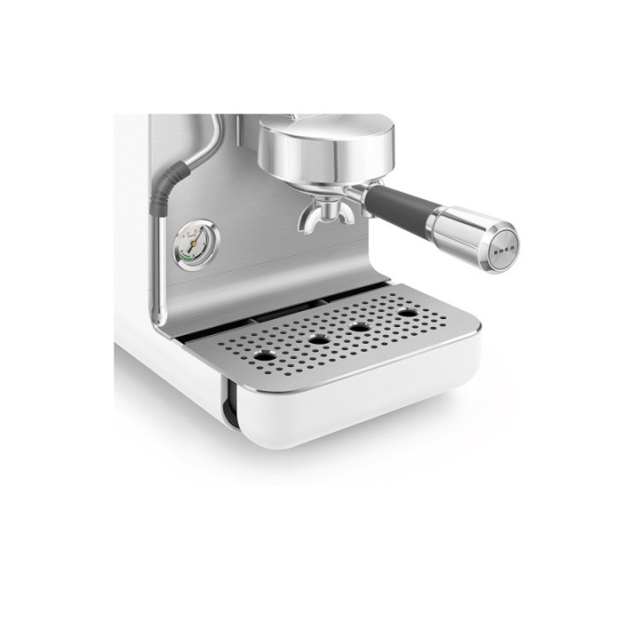 Smeg EMC02WHMEU Minipro Semiautomatisk Espressomaskin Vit