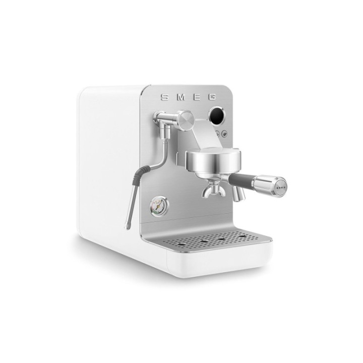 Smeg EMC02WHMEU Minipro Semiautomatisk Espressomaskin Vit