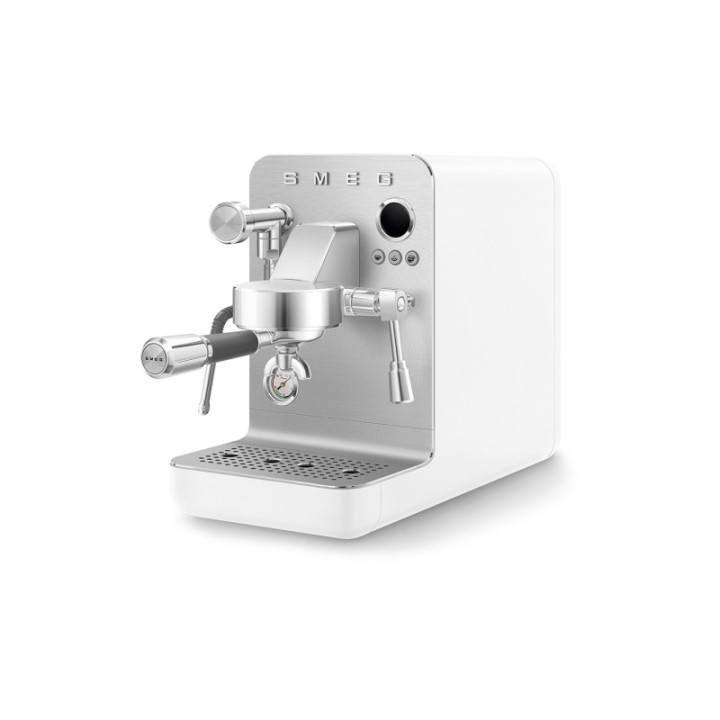 Smeg EMC02WHMEU Minipro Semiautomatisk Espressomaskin Vit