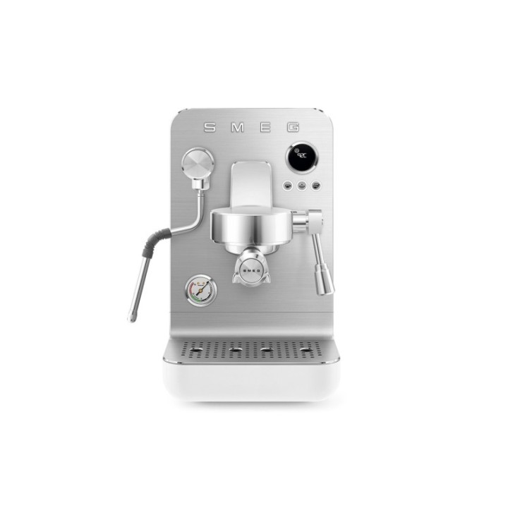 Smeg EMC02WHMEU Minipro Semiautomatisk Espressomaskin Vit