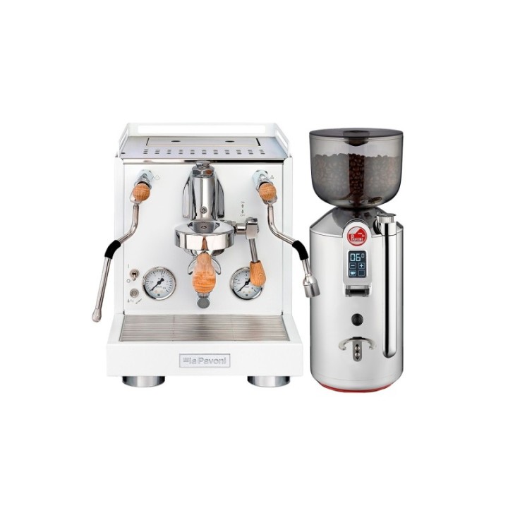 La Pavoni Ny Cellini Evolution LPSCVW01NO Inkl. Prosumer Espressokvarn