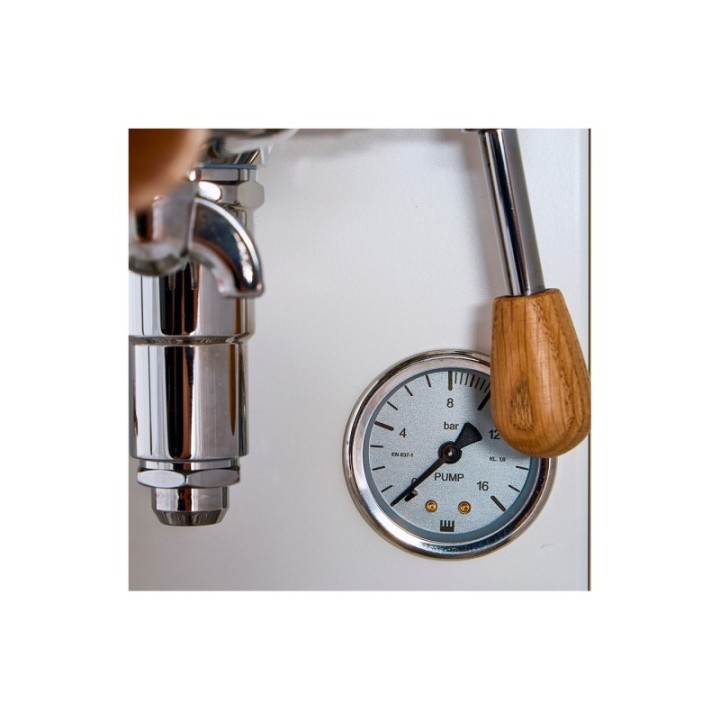 La Pavoni Mini Cellini LPSMCW01EU inkl. La Pavoni New Kube espressokvarn