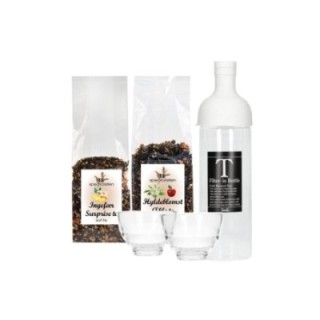 Hario Filter-In Istebryggare Grå Inkl. Ingefära Surprise & Fläderblom Äpple Te 100g