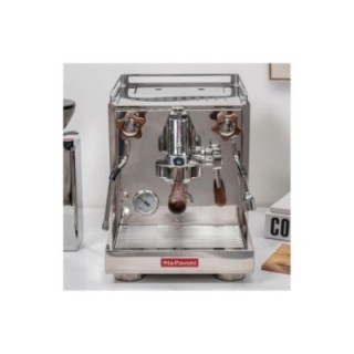 La Pavoni Portafilter med dubbelpip Inkl. Handtag till La Pavoni Espressomaskiner valnöt