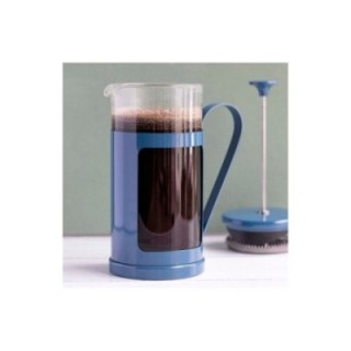 La Cafetière Monaco 8-koppars Stempelkanna Marinblå