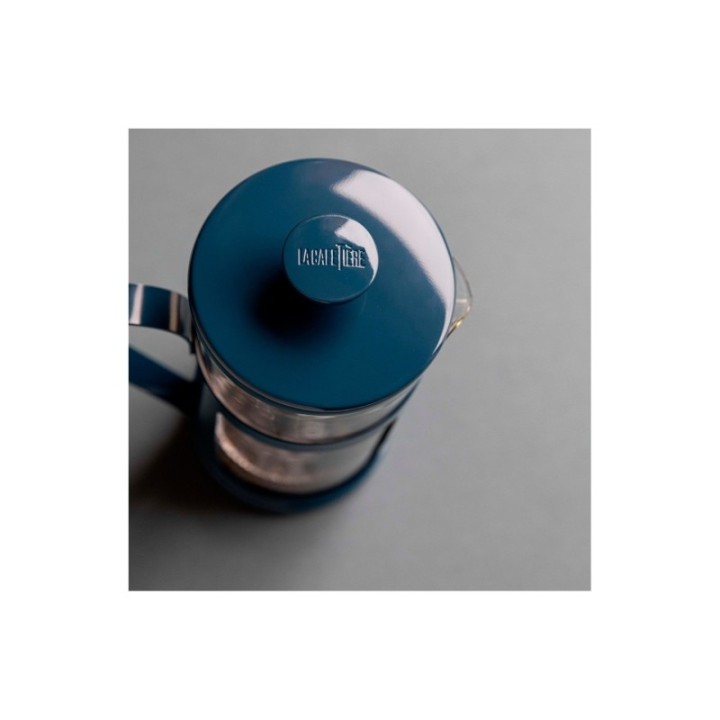 La Cafetière Monaco 8-koppars Stempelkanna Marinblå