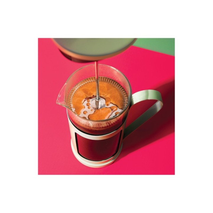 La Cafetière Monaco 8 koppar stempelkanna mintgrön