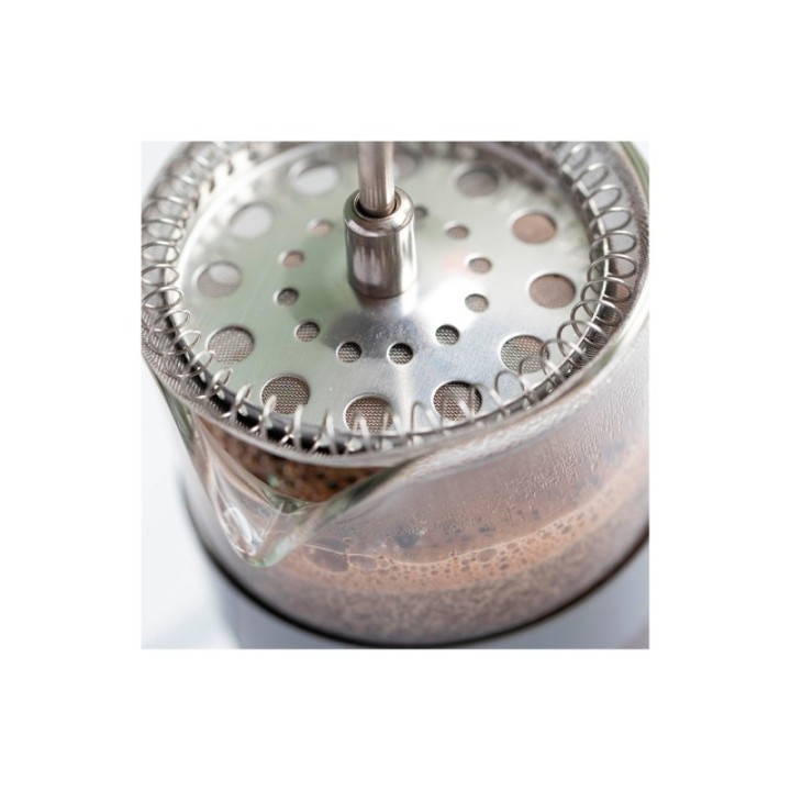 La Cafetière Monaco 8 koppar Stempelkanna Grå