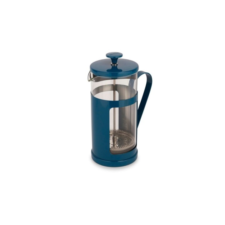 La Cafetière Monaco 3-kopps stempelkanna marinblå