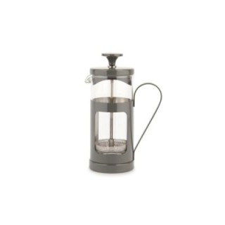 La Cafetière Monaco 3-kopps stempelkanna grå