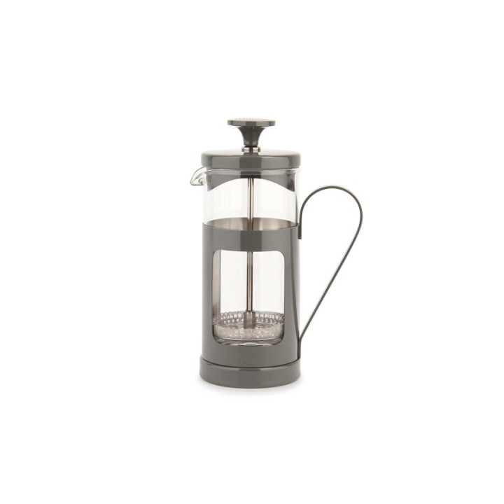 La Cafetière Monaco 3-kopps stempelkanna grå