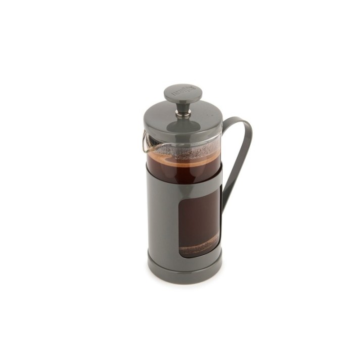 La Cafetière Monaco 3-kopps stempelkanna grå