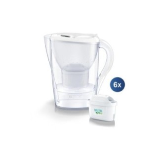 BRITA Marella 2,4L Vit Inkl. 6 st Maxtra Pro Filter