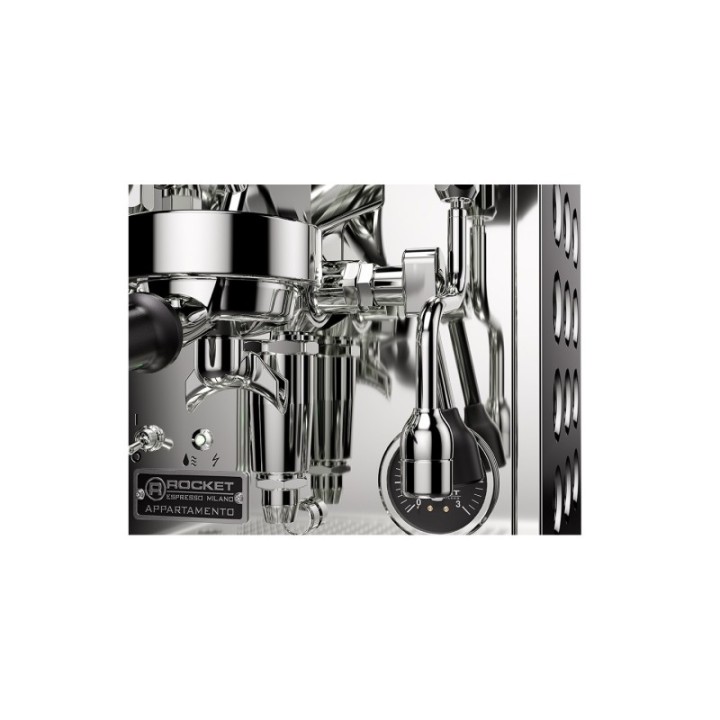 Rocket Appartamento TCA Stål/svart Espressomaskin