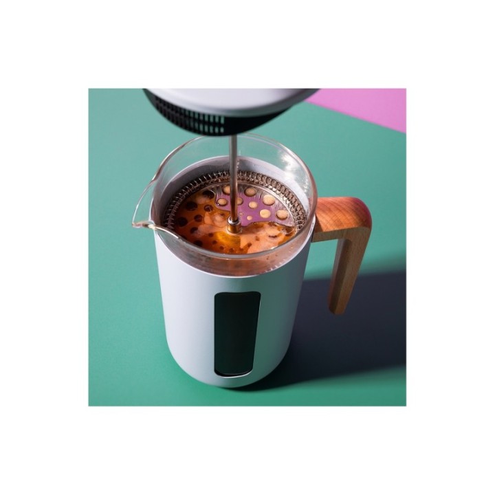 La Cafetière Pisa 8 koppar stempelkanna himmelsblå