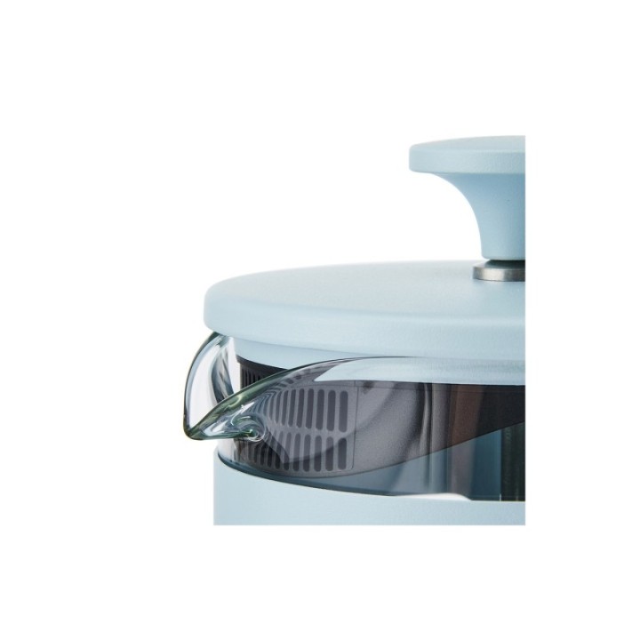 La Cafetière Pisa 8 koppar stempelkanna himmelsblå