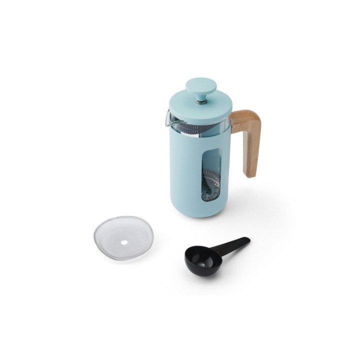 La Cafetière Pisa 3 Koppar Stempelkanna Himmelblå