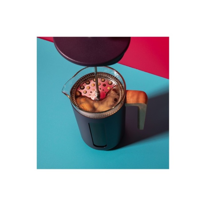 La Cafetière Pisa 8 koppar stempelkanna lila