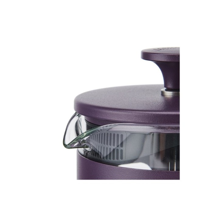 La Cafetière Pisa 8 koppar stempelkanna lila