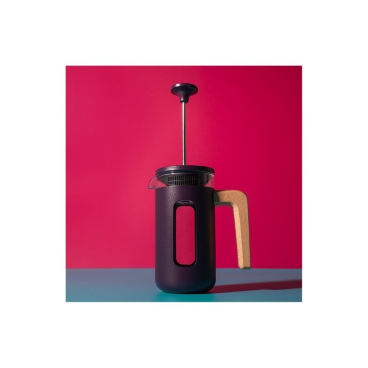 La Cafetière Pisa 8 koppar stempelkanna lila