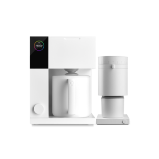 Fellow Aiden Filter Kaffemaskin Vit Inkl. Fellow Opus Espressokvarn Vit