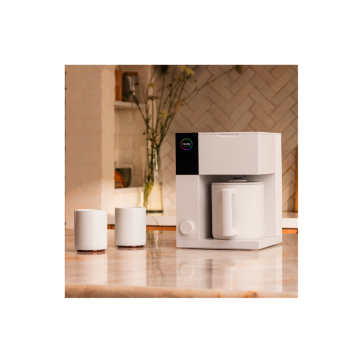 Fellow Aiden Filter Kaffemaskin Vit Inkl. Fellow Opus Espressokvarn Vit