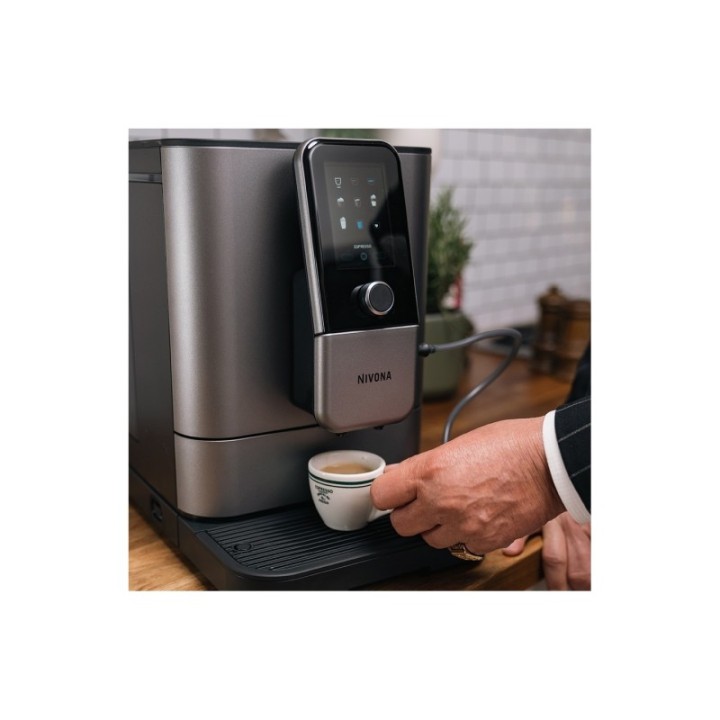 Nivona NIVO 8103 Titanium inkl. avkalkning, kalkfilter, rengöring & 1 kg kaffe