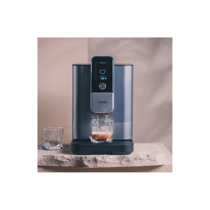 Nivona NIVO 8107 Pearl Blue Inkl. Avkalkning, Kalkfilter, Rengöring & Kaffe