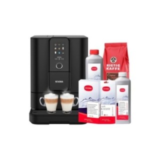 Nivona NIVO 8101 Svart Inkl. Avkalkning, Kalkfilter, Rengöring & 1 kg kaffe