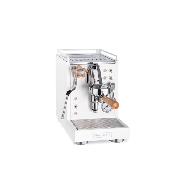 La Pavoni Mini Cellini LPSMCW01EU inkl. Prosumer Chrome LPGGRI01EU kvarn