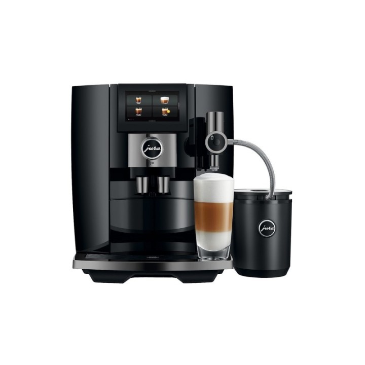 Jura J10 (EA) Piano Black Inkl. Skötsel, Mjölkbehållare, Filter & kaffe