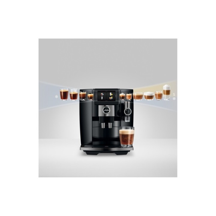 Jura J10 (EA) Piano Black Inkl. Skötsel, Mjölkbehållare, Filter & kaffe