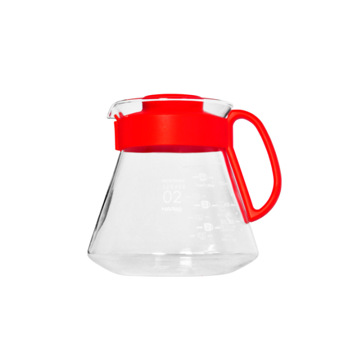 Hario V60 Range Server 0,6 L Röd